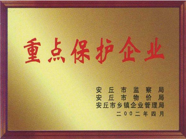 重點保護企業(yè)